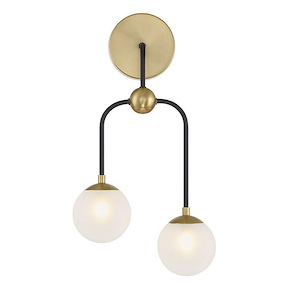 Couplet - 2 Light Wall Sconce In Mid-Century Modern Style-20 Inches Tall and 10.75 Inches Wide - 1279475