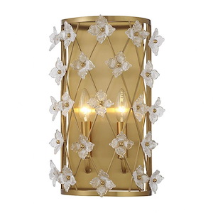 Bailey - 2 Light Wall Sconce-15.5 Inch Tall and 9.75 Inch Wide