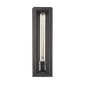 1 Light Wall Sconce-Industrial Style with Vintage and Transitional Inspirations-15.25 inches tall by 4.5 inches wide