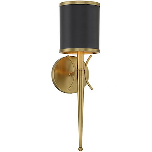 Quincy - 1 Light Wall Sconce In Modern Style-18.5 Inches Tall and 5.25 Inches Wide