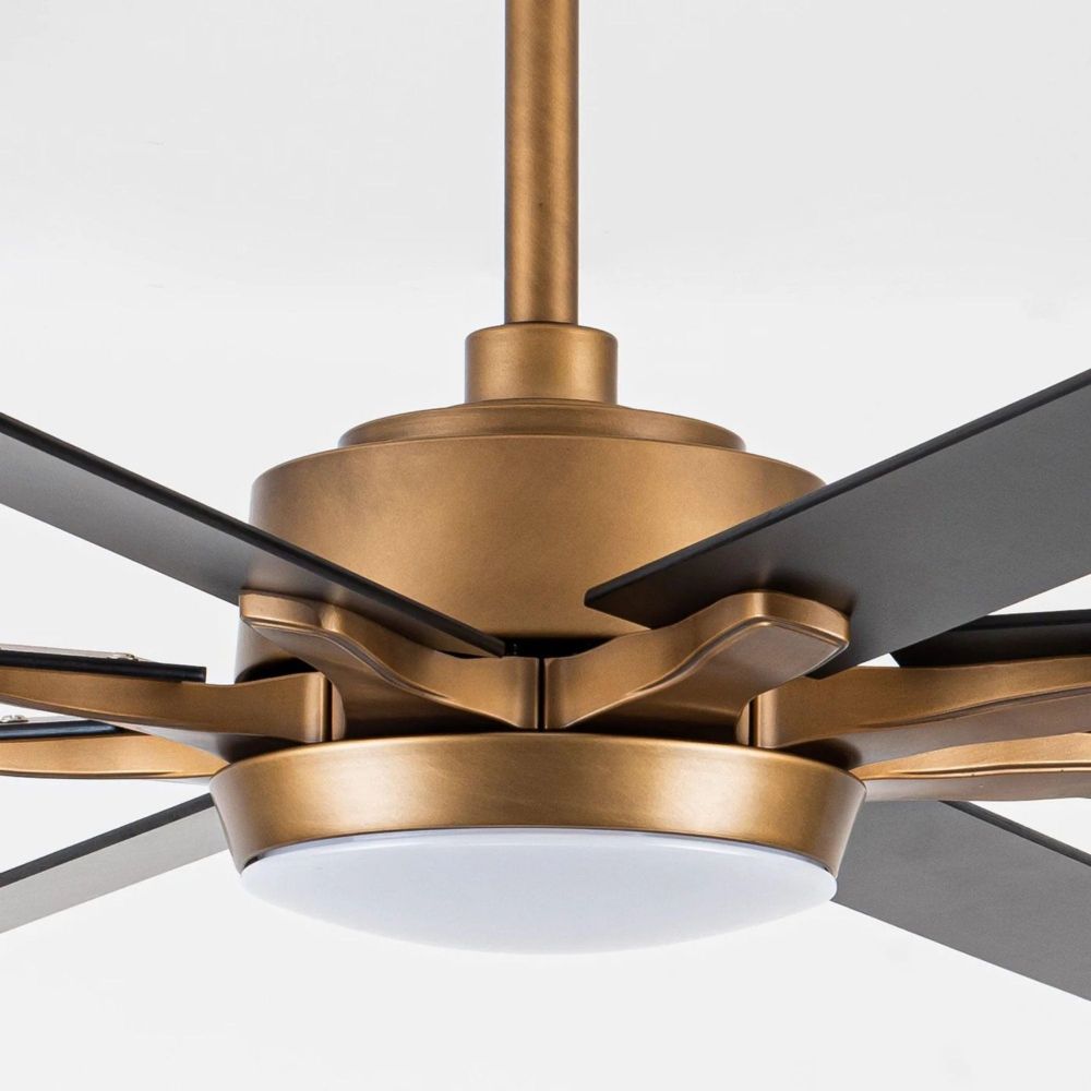 Sky Plus Fans SkyX - 2122-GD - Cygnus SkyFan 65in 8 Blade Ceiling Fan and Light Kit ...