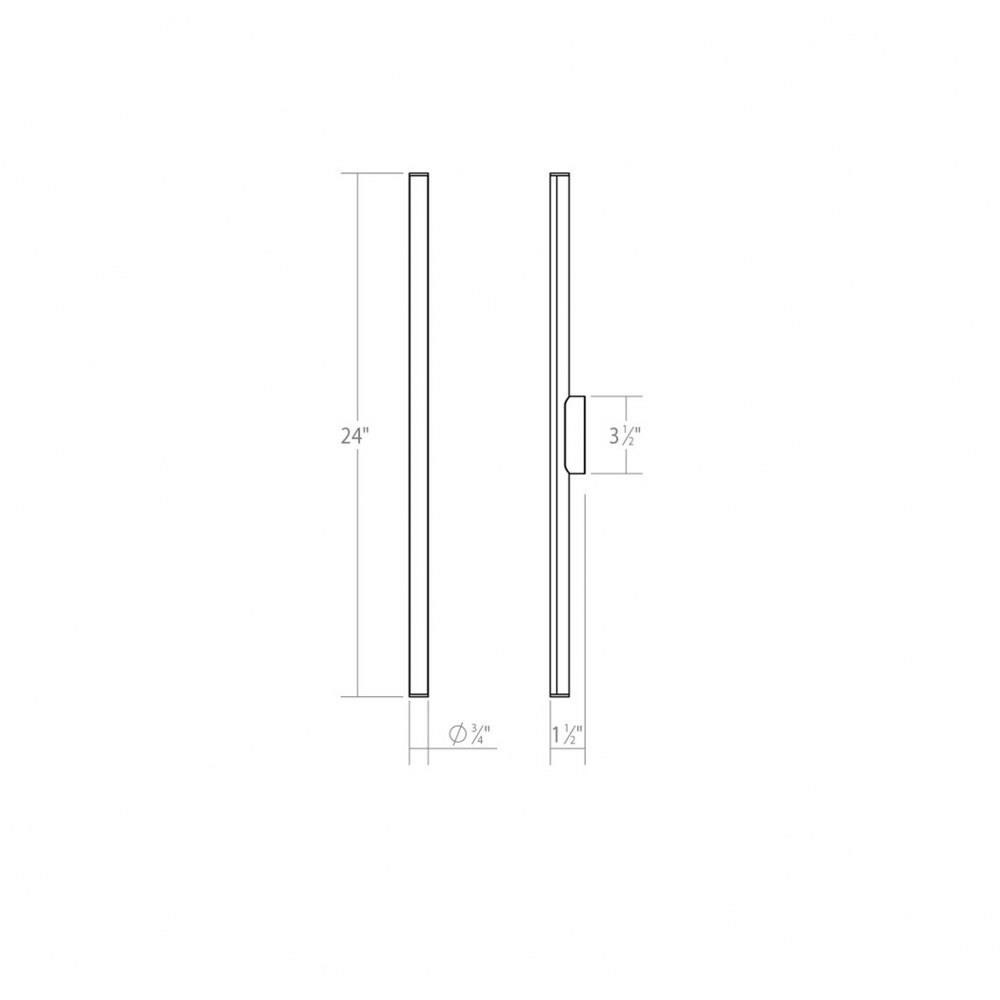 Sonneman Lighting - 3772 - Fino - 13W 1 LED Bath Bar In Modern Style-24 ...