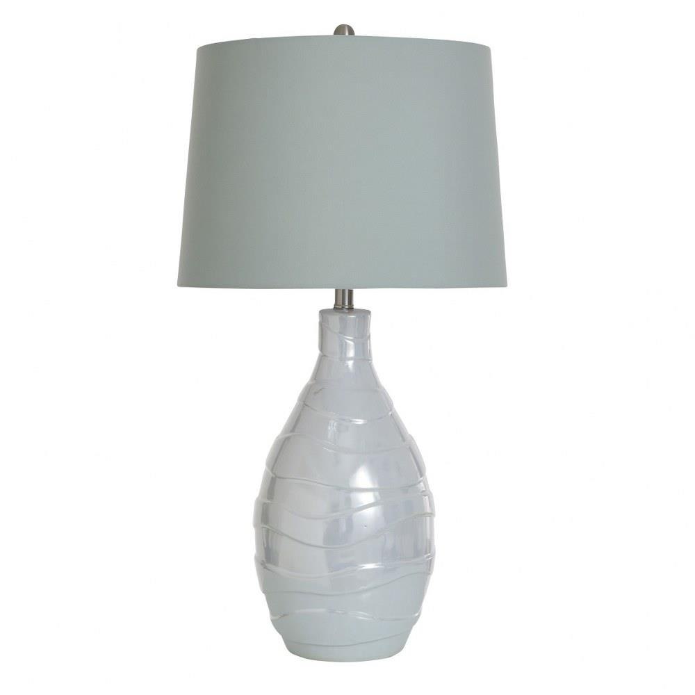 Pearlescent - 1 Light Table Lamp-33 Inches Tall and 17 Inches Wide