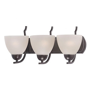 Kingston - 3 Light Bath Vanity-10 Inches Tall and 20 Inches Wide