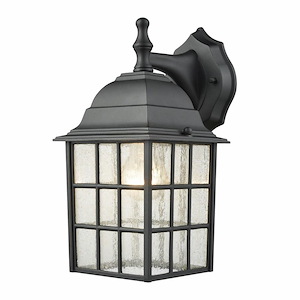 Outdoor Essentials - 1 Light Outdoor Wall Sconce-12 Inches Tall and 6 Inches Wide