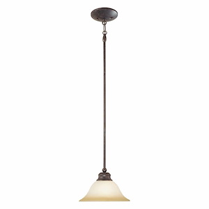 Essentials - 1 Light Mini Pendant-6 Inches Tall and 9.5 Inches Wide - 1336315