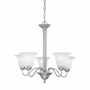 Riva - 5 Light Chandelier-23 Inches Tall and 25 Inches Wide - 1363157