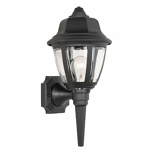 Outdoor Essentials - 1 Light Outdoor Wall Sconce-18 Inches Tall and 8 Inches Wide - 1336325