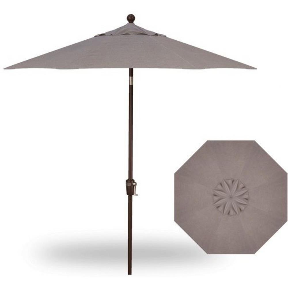 7.5 Foot Aluminum Crank Lift Octagon Market Umbrella by Treasure