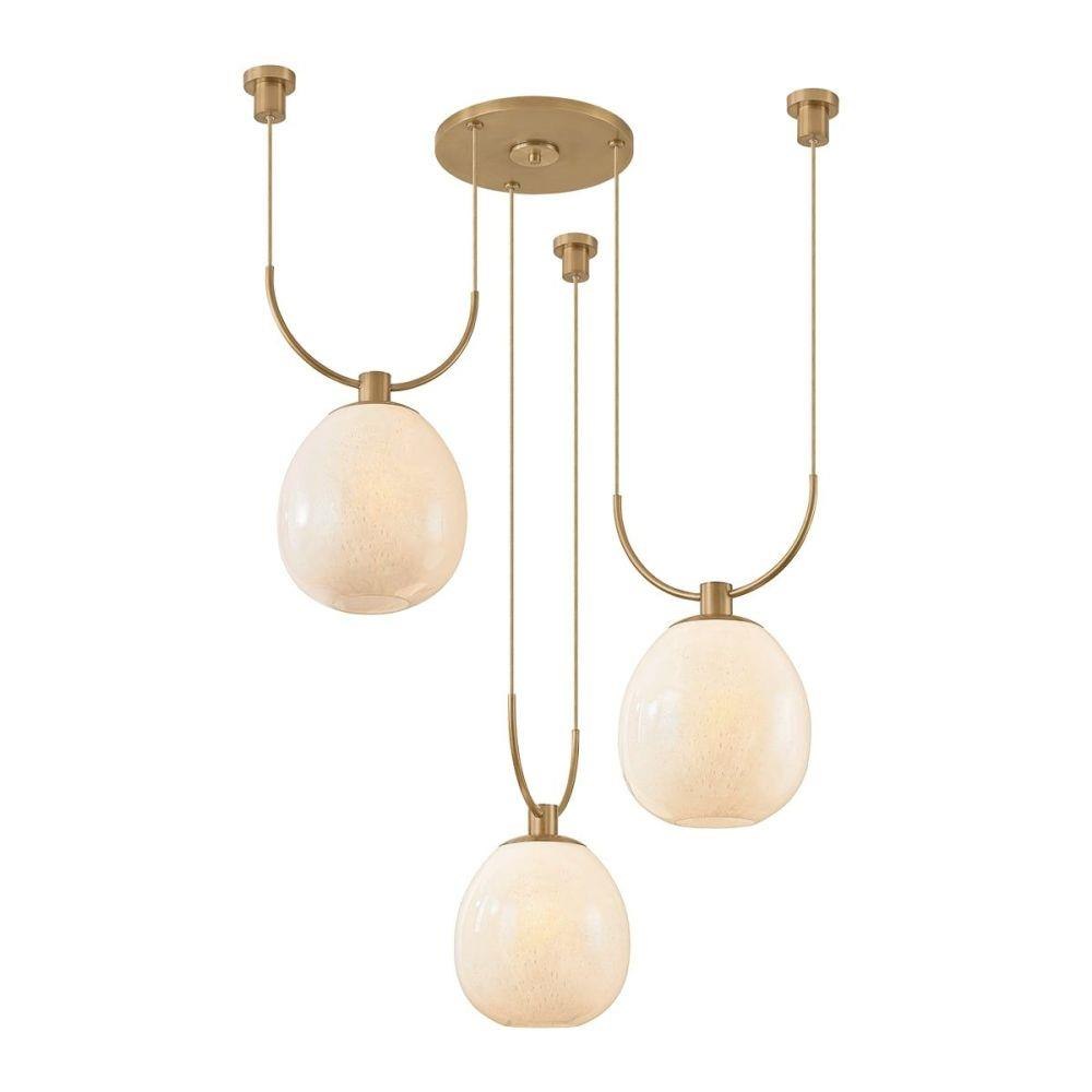 Troy Lighting - F7536-PBR - Jove - 3 Light Chandelier-18.5 Inch Tall ...