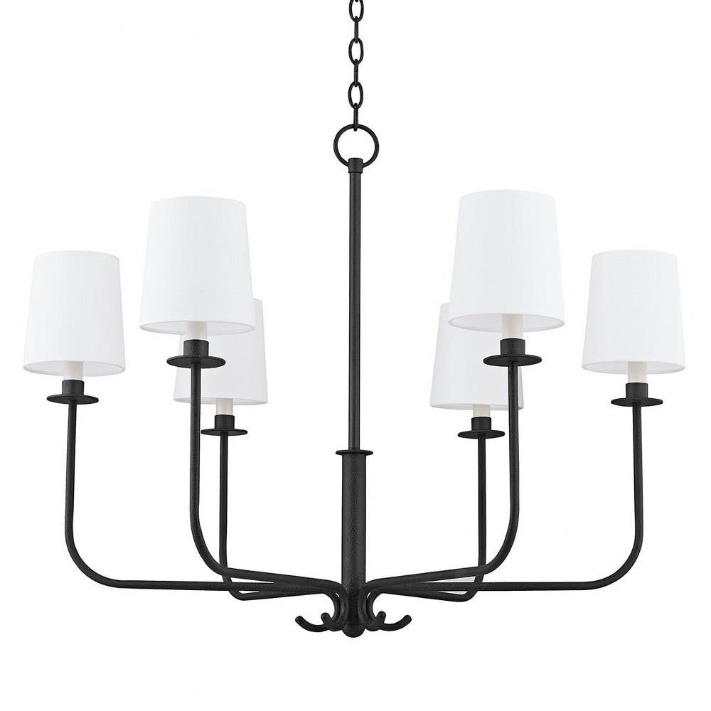 Bodhi - 6 Light Chandelier In Modern Style-24.75 Inches Tall and 36 Inches Wide
