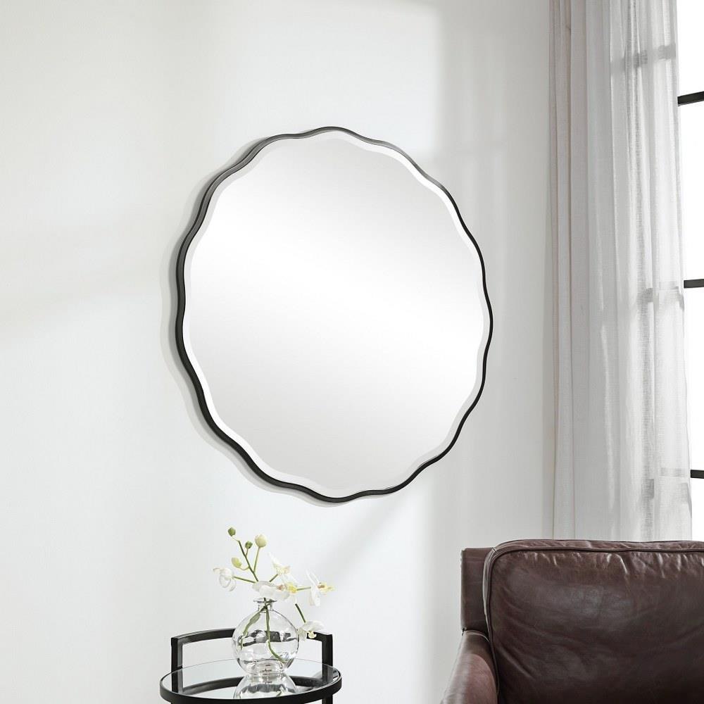 Uttermost - 09693 - Aneta - 42 Inch Scalloped Edge Round Mirror