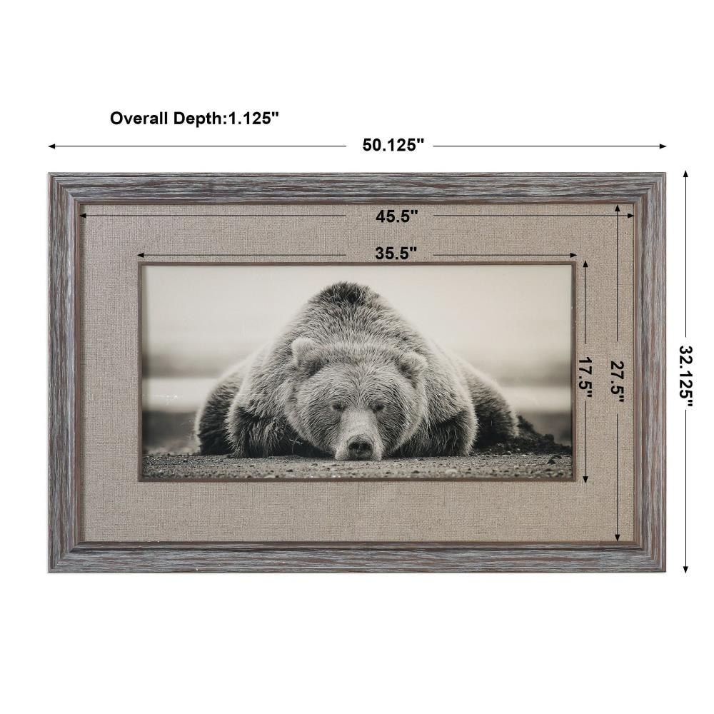 Uttermost - 33661 - Deep Sleep - 50.13 inch Bear Print - 50.13 inches ...