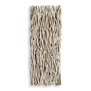 Gathered Teak - Wall Decor-49 Inches Tall and 19 Inches Wide - 1118681