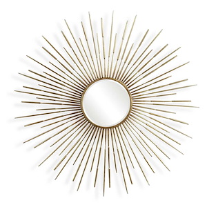 Golden - 46.88 Inch Starburst Mirror - 1219176
