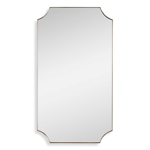 Lennox - 40.13 Inch Scalloped Corner Mirror - 1219056