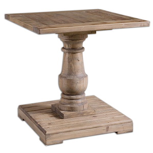 Stratford - 26 inch Pedestal End Table - 273394