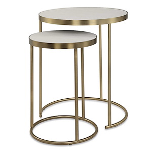 Aragon - Nesting Table (Set of 2)-24 Inches Tall and 19.5 Inches Wide - 1344983