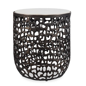 Sabena - Outdoor Side Table-20 Inch Tall and 18 Inch Wide - 1374734