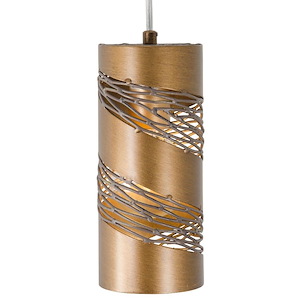 Flow Cylinder - One Light Mini-Pendant