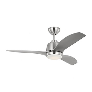 Avila - 3 Blade Ceiling Fan with Light Kit-15.2 Inches Tall and 44 Inches Wide