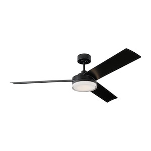 Monte Carlo Fans-Cirque 3 Blade 56 Inch Ceiling Fan with Handheld Control and Includes Light Kit