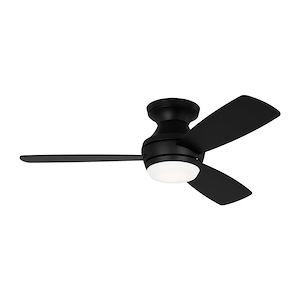 Monte Carlo Fans-Ikon-3 Blade Ceiling Fan with Light Kit In Modern Style-10.8 Inch Tall and 44 Inch Wide
