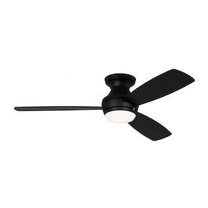 Monte Carlo Fans-Ikon-3 Blade Ceiling Fan with Light Kit In Modern Style-10.8 Inch Tall and 52 Inch Wide