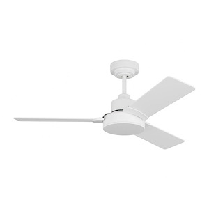 Monte Carlo Fans-Jovie-3 Blade Ceiling Fan In Modern Style-13.5 Inch Tall and 44 Inch Wide