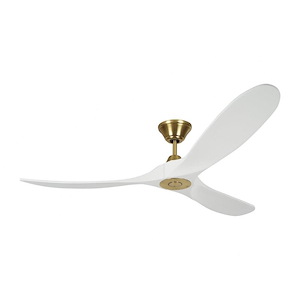 Monte Carlo Fans-Maverick-3 Blade Ceiling Fan with Handheld Control in Contemporary Style-60 Inch Wide by 11.7 Inch High