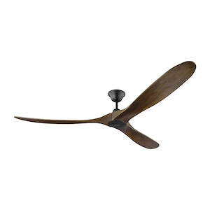 Monte Carlo Fans-Maverick Max-3 Blade Ceiling Fan with Handheld Control in Contemporary Style-70 Inch Wide by 11.7 Inch High