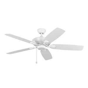 Monte Carlo Fans-Colony Max-5 Blade Ceiling Fan with Pull Chain Control in  Style-52 Inch Wide by 12.81 Inch High