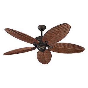Monte Carlo Fans-Cruise 5 Blade 52 Inch Outdoor Ceiling Fan with Pull Chain Control