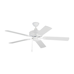 Monte Carlo Fans-Haven-5 Blade Outdoor Ceiling Fan with Pull Chain Control in Outdoor Style-52 Inch Wide by 13.9 Inch High - 1052543