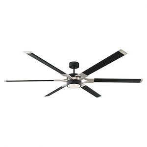 Monte Carlo Fans-Loft-72 Inch 6 Blade Ceiling Fan with Light Kit