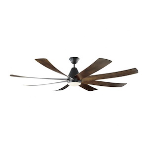 Monte Carlo Fans-Kingston-8 Blade Ceiling Fan with Handheld Control and Includes Light Kit in  Style-72 Inch Wide by 17.3 Inch High