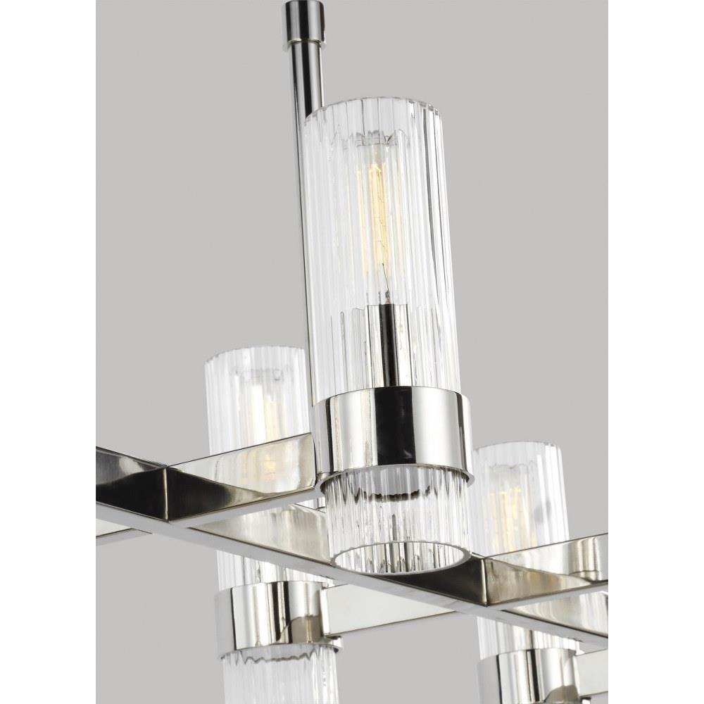 Visual Comfort Studio Summer 5-Light Chandelier in Satin Brass