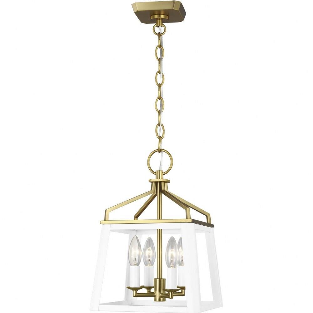 Generation Lighting-Carlow-4 Light Small Lantern-14.25 Inch Tall and 10 Inch Wide