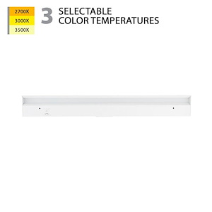 Light Bar - 27.24 Inch 15W 1 LED Bar Light with 3-CCT Selectable and Rocker Switch