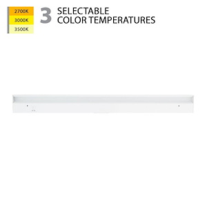 Light Bar - 33.23 Inch 17.5W 1 LED Bar Light with 3-CCT Selectable and Rocker Switch