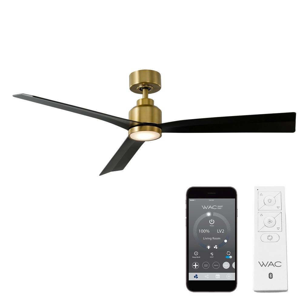 WAC Lighting - F-003L - Clean - 3 Blade Ceiling Fan with Light Kit In ...