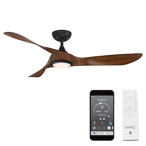 Swirl - 3 Blade Ceiling Fan with Light Kit-12.11 Inch Tall and 54 Inch Wide