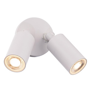 Cylinder - 16.5W 2 LED Outdoor Wall Mount-5.06 Inch Tall and 4.75 Inch Wide