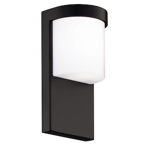 Midtown - 12W 1 LED Outdoor Wall Mount-10 Inch Tall and 4 Inch Wide