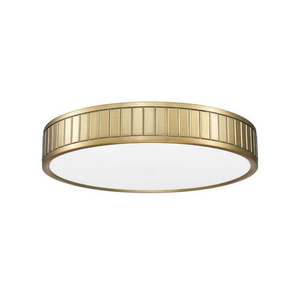 ブランド通販サイトをすべて - 1005F16-MGLD-LED - Z-Lite Madison Mount Flush LED 1 40W - ジャケット・アウター