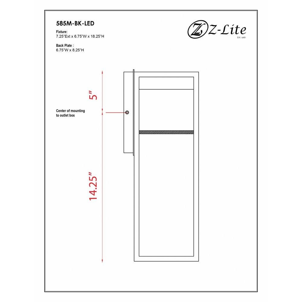 585M-BK-LED