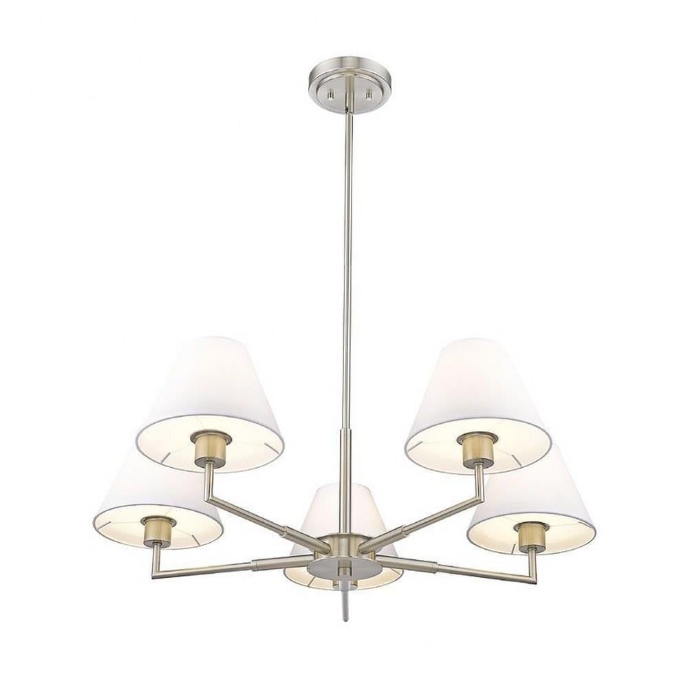 Z-Lite 5 Light Chandelier 744-34R-BN