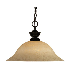 Pendant Lights - 1 Light Pendant in Classical Style - 16 Inches Wide by 12 Inches High