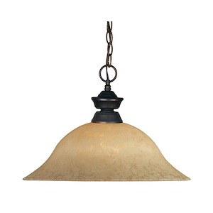 Pendant Lights - 1 Light Pendant in Classical Style - 16 Inches Wide by 12 Inches High