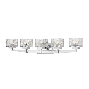 Rubicon - 5 Light Bath Vanity in Metropolitan Style - 36 Inches Wide by 6.5 Inches High - 746843